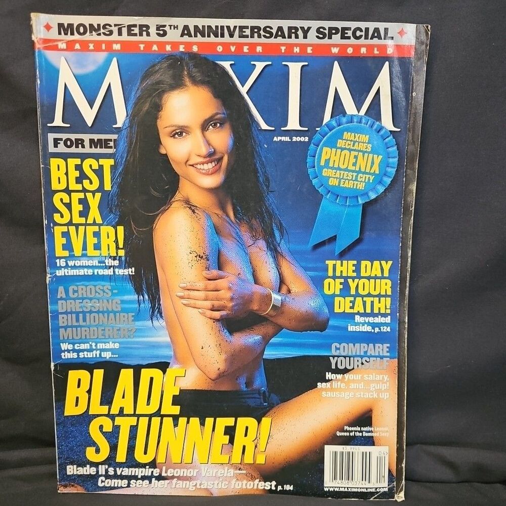 Maxim Magazine (April 2002) Monster 5th Anniversary Special - Leonor Varela